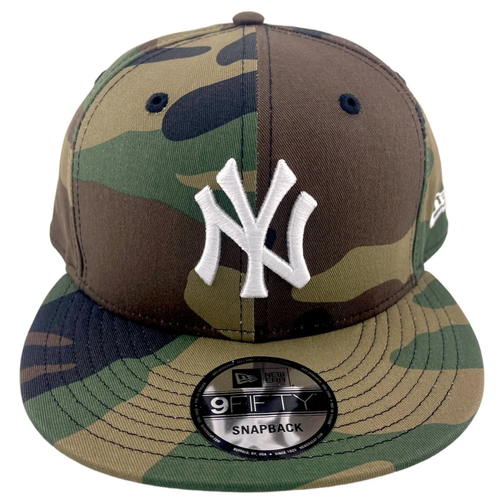 New Era New York Yankees Basic Camouflage Camo 9FIFTY Snapback Adjustable Hat